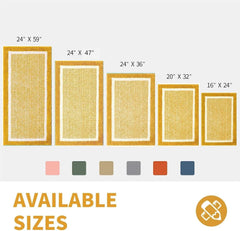 Bath mats for Bathroom Non Slip, Fluffy Shaggy Bath Rugs for Bathroom Washable 07FC0E-D4 - KOEEK [3]