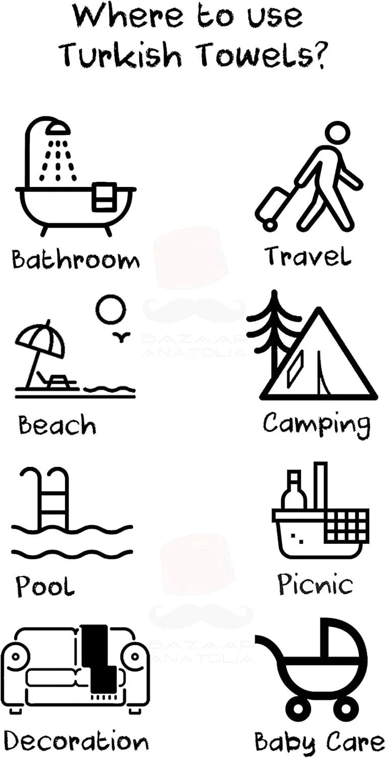 Beach towel –  cotton, quick-drying, sand-resistant towel 07FC0E-D4 - KOEEK [7]