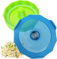 Bean Screen Plastic Mason Jar Sprouting Lids Mason Jar Sprouting Kit Growing 07FC0E-D4 - KOEEK [2]