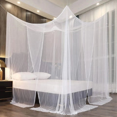 Bed Canopy for Full Queen King Size Bed,Canopy Bed Curtains Elegant Mosquito Net 07FC0E-D4 - KOEEK [2]