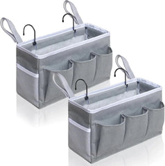 Bedside Caddy Storage Organizer - 2pcs Hanging Bag Holder with Pockets 07FC0E-D4 - KOEEK [1]