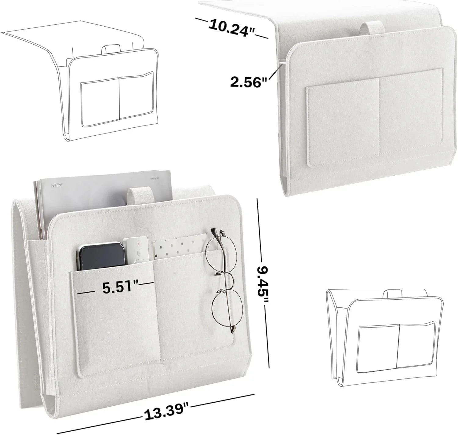 Bedside storage trolley, bedside storage cart, dormitory bedside storage box 07FC0E-D4 - KOEEK [9]