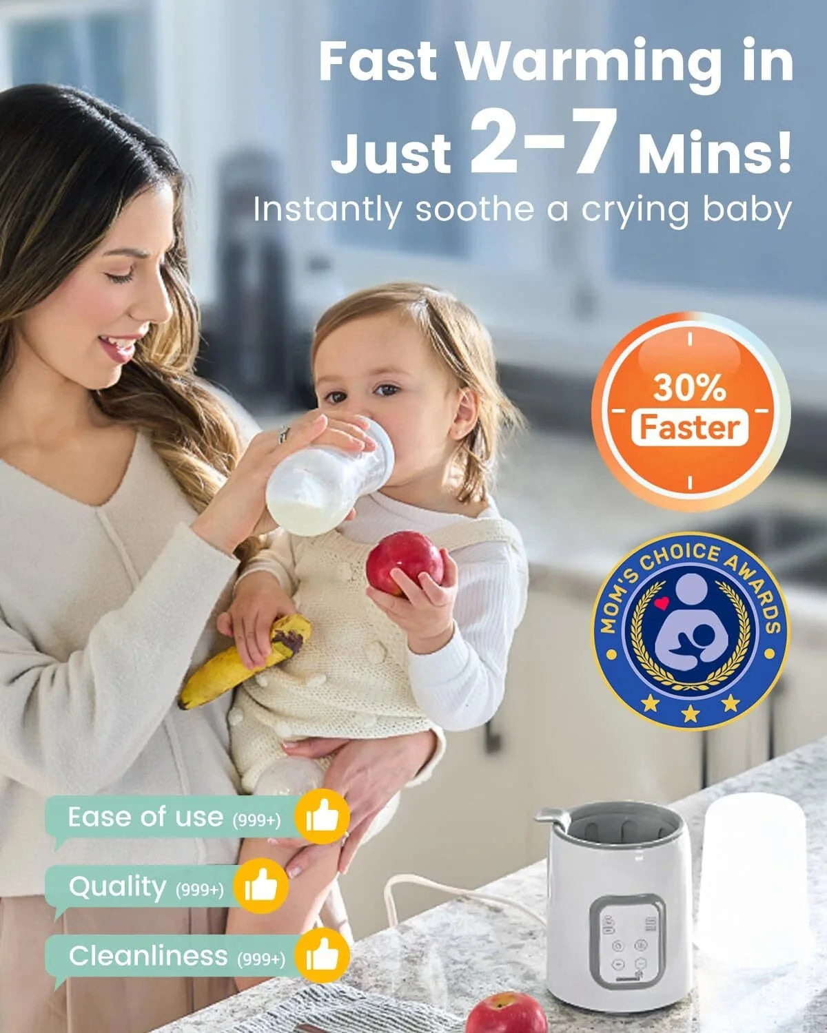 Bottle Thermos, 8-in-1 Quick Baby Bottle Thermos with Timer 07FC0E-D4 - KOEEK [2]
