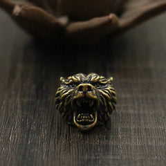 Brass Bear Head Knife Lanyard Bead Paracord Keychain Pendant Bracelet Bead EDC 07FC0E-D4 - KOEEK [1]