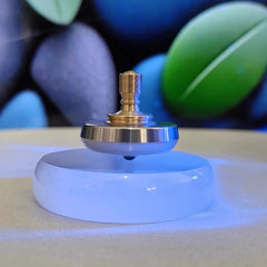 Brass Stainless Steel Spinning Top Finger Spinner Ceramic Bead Fidget EDC Toy 07FC0E-D4 - KOEEK [3]