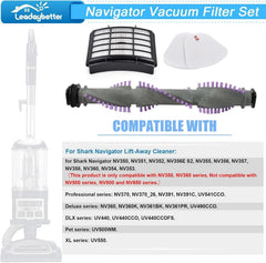 Brush Roll Filter Replacement for Shark Navigator Lift Away 07FC0E-D4 - KOEEK [2]