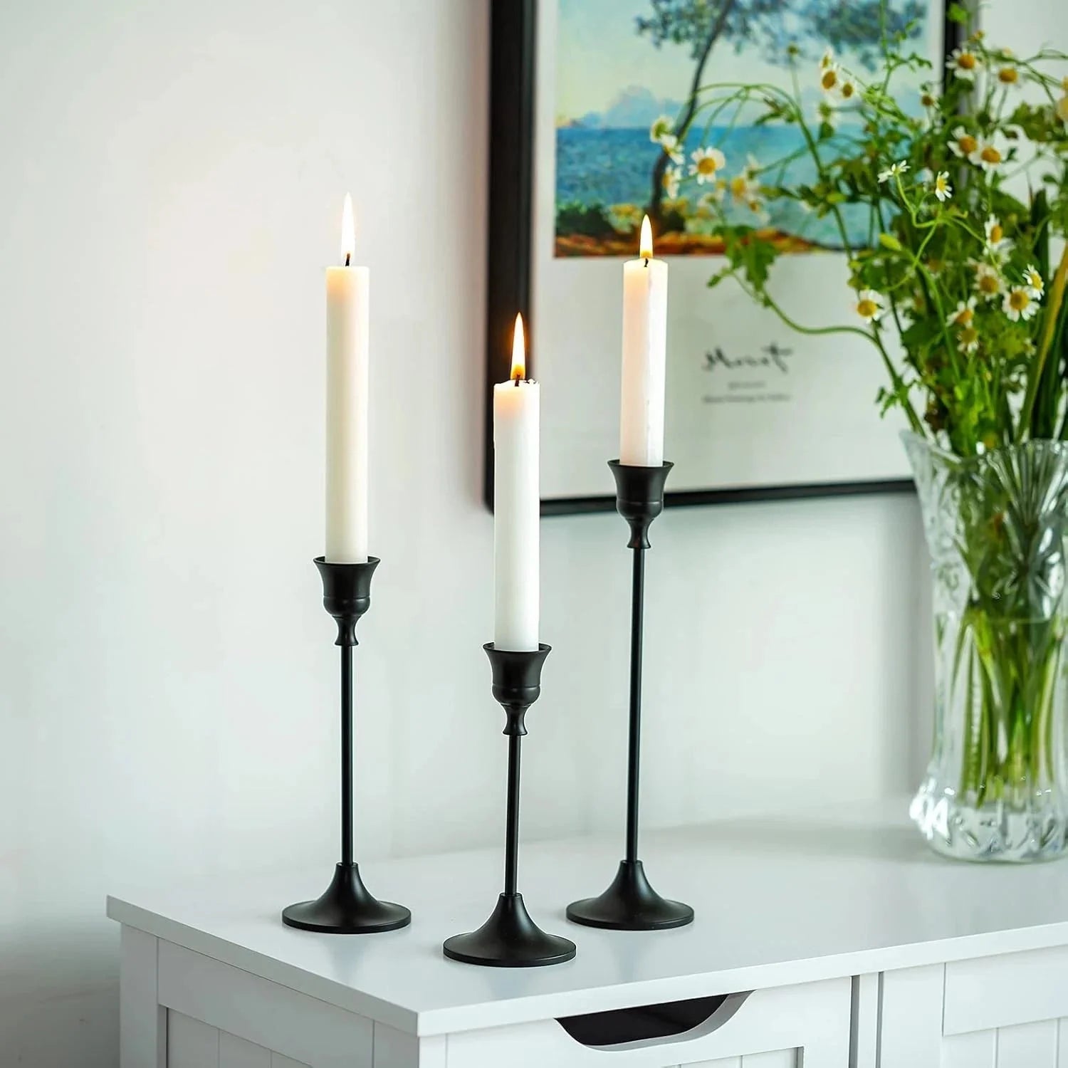 Candle Holder Candlestick Holders Candle Sticks Holder Tapered Candle Holder 07FC0E-D4 - KOEEK [9]