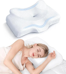 Cervical Pain Relief Cervical Pillow, Adjustable Orthopedic Bed Pillo 07FC0E-D4 - KOEEK [1]