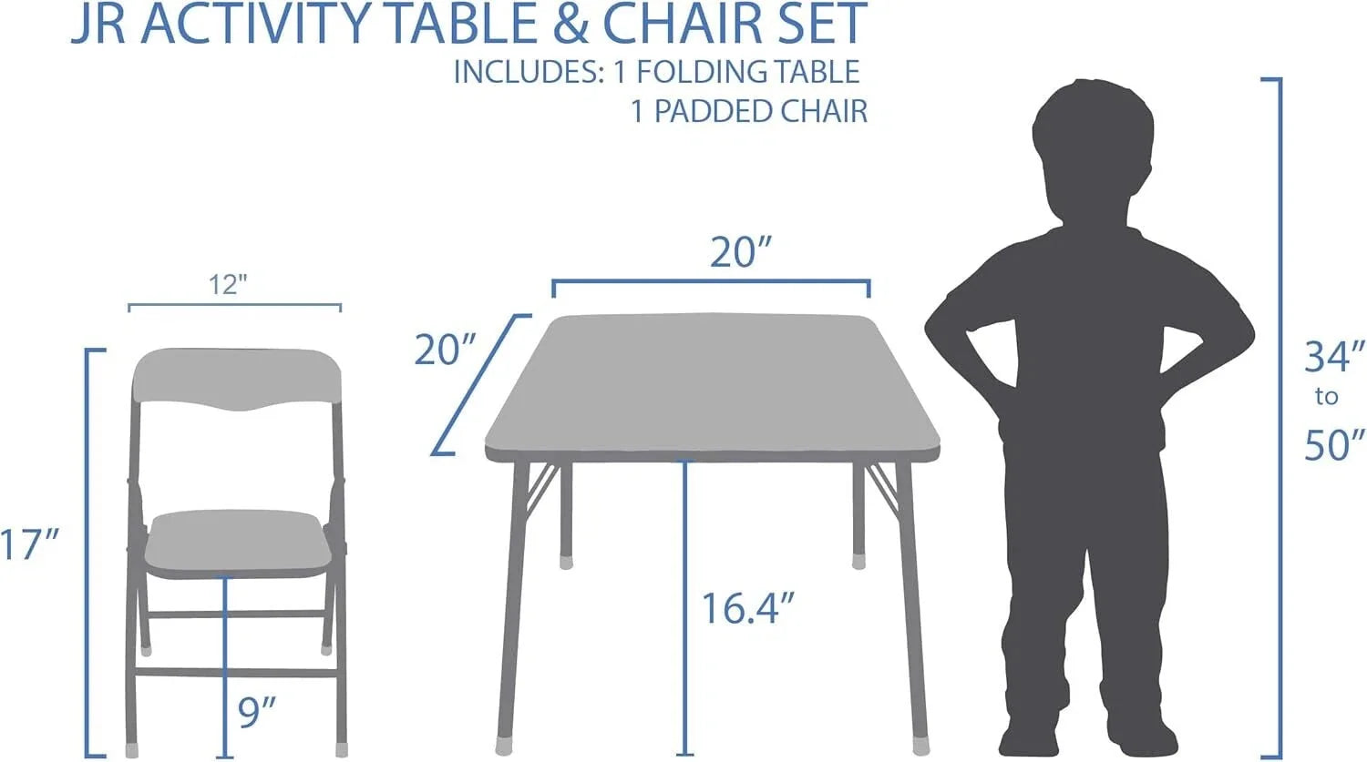 Chair set for 24-48M toddlers, includes 1 table and 1 chair 07FC0E-D4 - KOEEK [7]