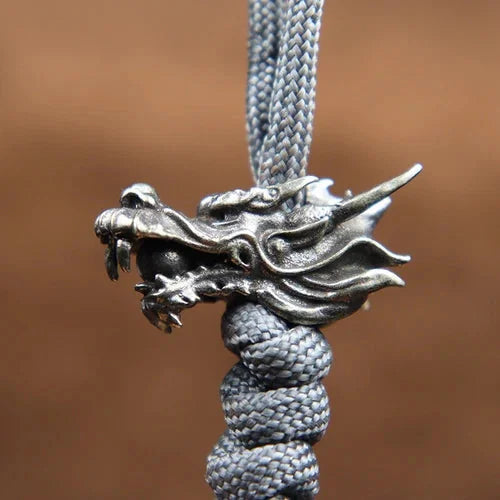 China Dragon Bead DIY Lanyard Paracord Beads Knife Bracelet EDC Kenchain Jewelry 07FC0E-D4 - KOEEK [10]