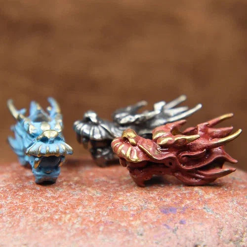 China Dragon Bead DIY Lanyard Paracord Beads Knife Bracelet EDC Kenchain Jewelry 07FC0E-D4 - KOEEK [8]