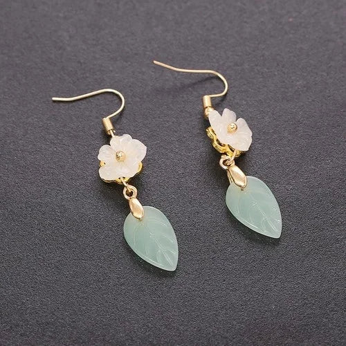 Chinese Hanfu Hair Pin And Earrings Set Traditional Costume Jewelry Women 07FC0E-D4 - KOEEK [6]
