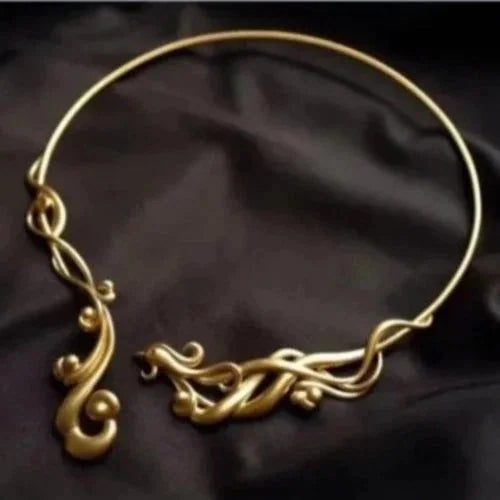 Chinese Style Fashion Choker Vintage Necklace Traditional Collarbone Chain 07FC0E-D4 - KOEEK [3]