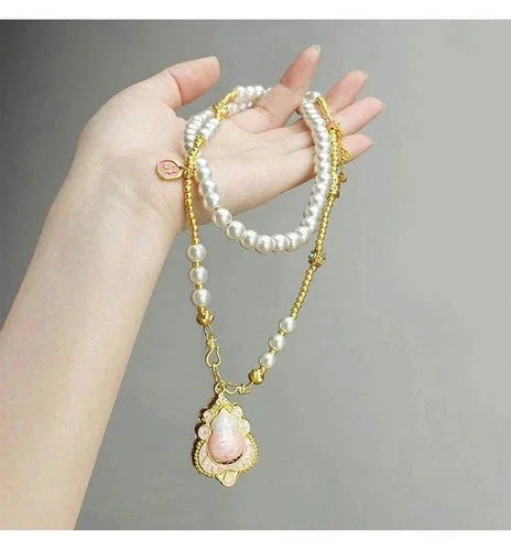 Chinese Style Fu Gourd Pendant Necklace Vintage Long Sweater Chain 07FC0E-D4 - KOEEK [6]