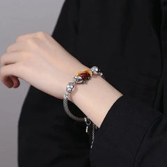 Chinese Style Vintage Ethnic Koi Fish Bracelet Handmade Creative Jewelry 07FC0E-D4 - KOEEK [4]