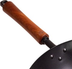 Classic Series 14-Inch Ceramic Nonstick Carbon Steel Wok 07FC0E-D4 - KOEEK [4]