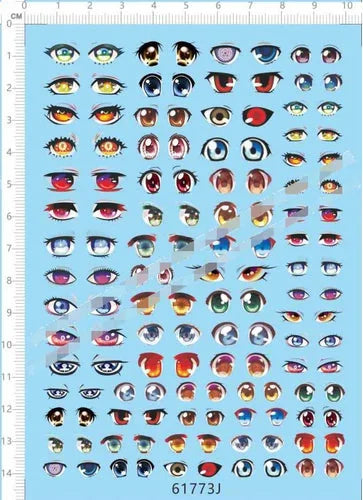 Clay Garage Kits Doll Figures EYES collections J Model Kit Water Decal 07FC0E-D4 - KOEEK [1]