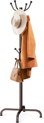 Coat Rack with 14 Hooks, Freestanding Coat Rack Stand for Entryway, Hallway 07FC0E-D4 - KOEEK [1]