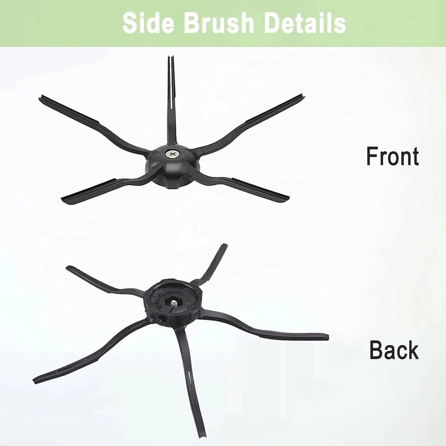 Compatible replacement parts, robot vacuum cleaner, includes 2 roller brushes 07FC0E-D4 - KOEEK [6]