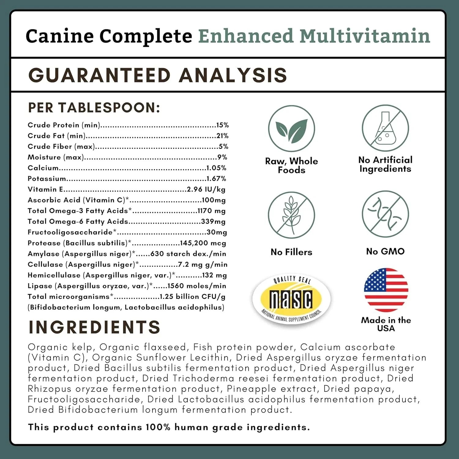 Complete Formula for Dogs - Multivitamin Powder for Dogs - 1 lb. 07FC0E-D4 - KOEEK [5]