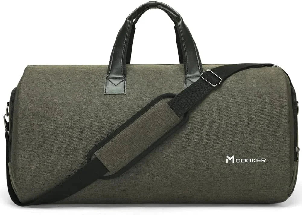 Convertible garment bag with shoulder strap, 2-in-1 hanging suitcase travel bag 07FC0E-D4 - KOEEK [1]