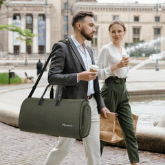 Convertible garment bag with shoulder strap, 2-in-1 hanging suitcase travel bag 07FC0E-D4 - KOEEK [2]