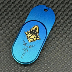Cool Assassin Pattern EDC Fidget Slider Alloy Mechanical Fidget Toys Relaxation 07FC0E-D4 - KOEEK [3]