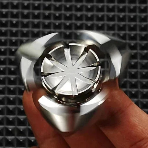 Cool Futuristic Punk Style Hand Spinner Cool Stainless Steel EDC Fidget Spinner 07FC0E-D4 - KOEEK [3]