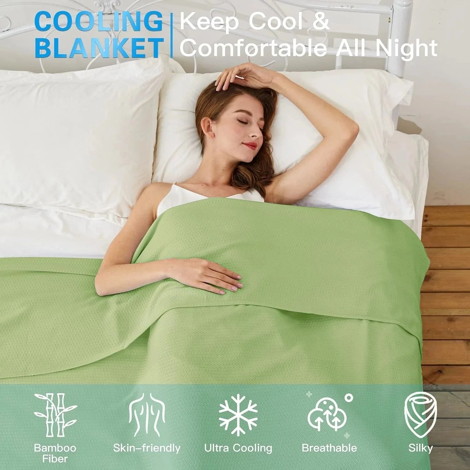 Cooling blanket, soft, comfortable, lightweight, suitable for all seasons 07FC0E-D4 - KOEEK [5]
