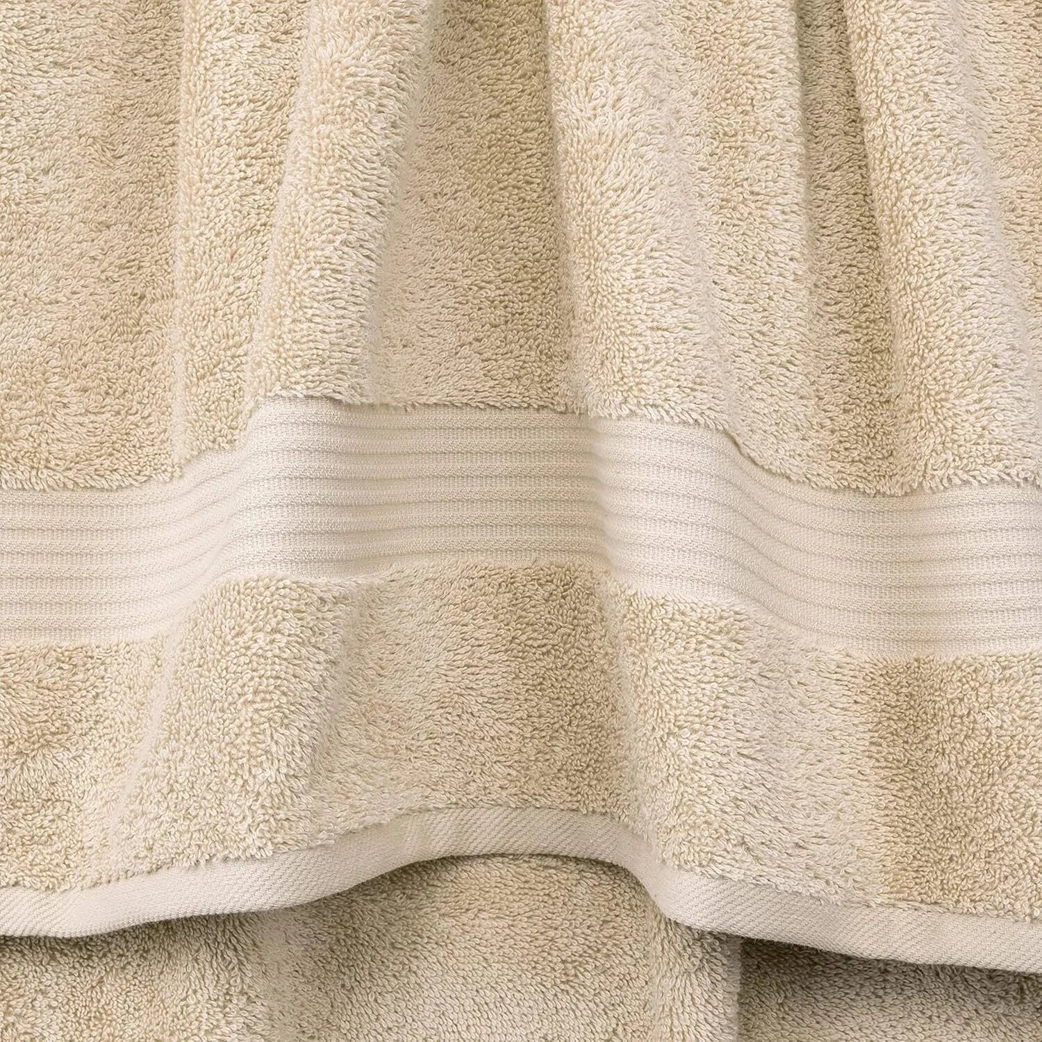 Cotton 6 Piece Bath Towels for Bathroom 07FC0E-D4 - KOEEK [3]