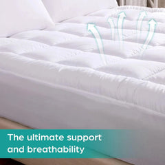 Cotton waterproof mattress pad replacement filling Pillow top Mattress pad 07FC0E-D4 - KOEEK [2]