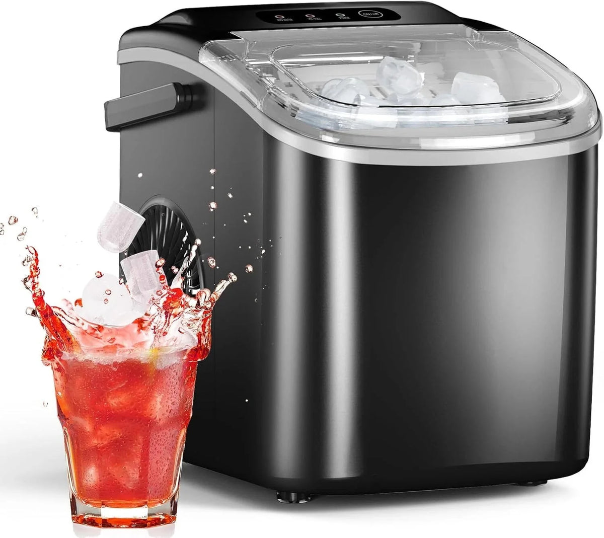 Countertop Ice Maker, High Efficiency Portable Ice Maker,Self-Cleaning Ice Maker 07FC0E-D4 - KOEEK [1]