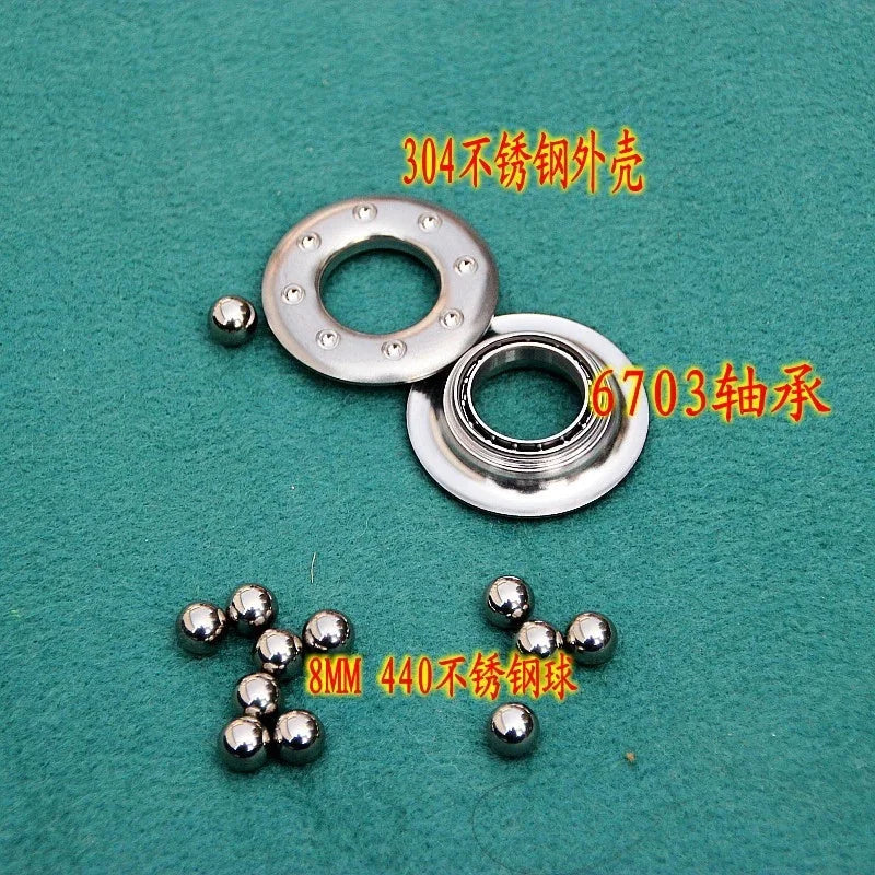 Creative Metal EDC Toy Fidget Ring Buddha Beads Fidget Toy Fidget Spinner Gifts 07FC0E-D4 - KOEEK [4]