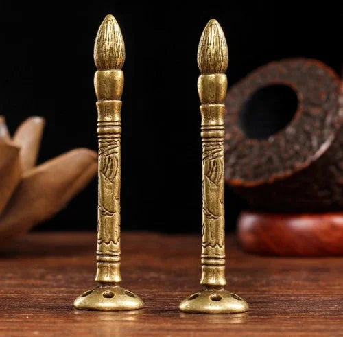 Creative Pure Brass Tobacco Pipe Tamper Copper Cigar Pipe Cleaning Tools 07FC0E-D4 - KOEEK [1]