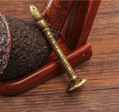 Creative Pure Brass Tobacco Pipe Tamper Copper Cigar Pipe Cleaning Tools 07FC0E-D4 - KOEEK [4]