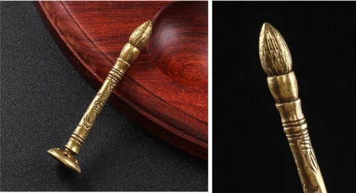 Creative Pure Brass Tobacco Pipe Tamper Copper Cigar Pipe Cleaning Tools 07FC0E-D4 - KOEEK [8]