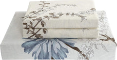 (Daisy Silhouette Reversible Floral Print 3 Piece  Cotton Bedding King Size) 07FC0E-D4 - KOEEK [3]