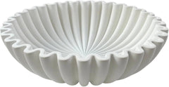 Decorative Bowls - White Decorative Bowls for Home Decor - - Fluted Bowls 07FC0E-D4 - KOEEK [1]