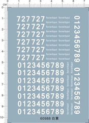 Detail Up 1:700 Russia Navy ship Hull Numbers Characters Model Water Slide Decal 07FC0E-D4 - KOEEK [1]