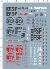 Detail Up MG 1/100 Scale RX-78 GP03S GDM Stamen Figure Model Water Slide Decal 07FC0E-D4 - KOEEK [1]