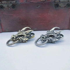 Dragon Brass Bead Parachute Cord Knife Lanyard Pendant EDC DIY Accessories 07FC0E-D4 - KOEEK [1]