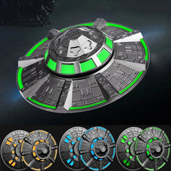 EDC Alien UFO Luminous Fidget Spinner Adult Metal Fidget Toys ADHD Hand Spinner 07FC0E-D4 - KOEEK [2]