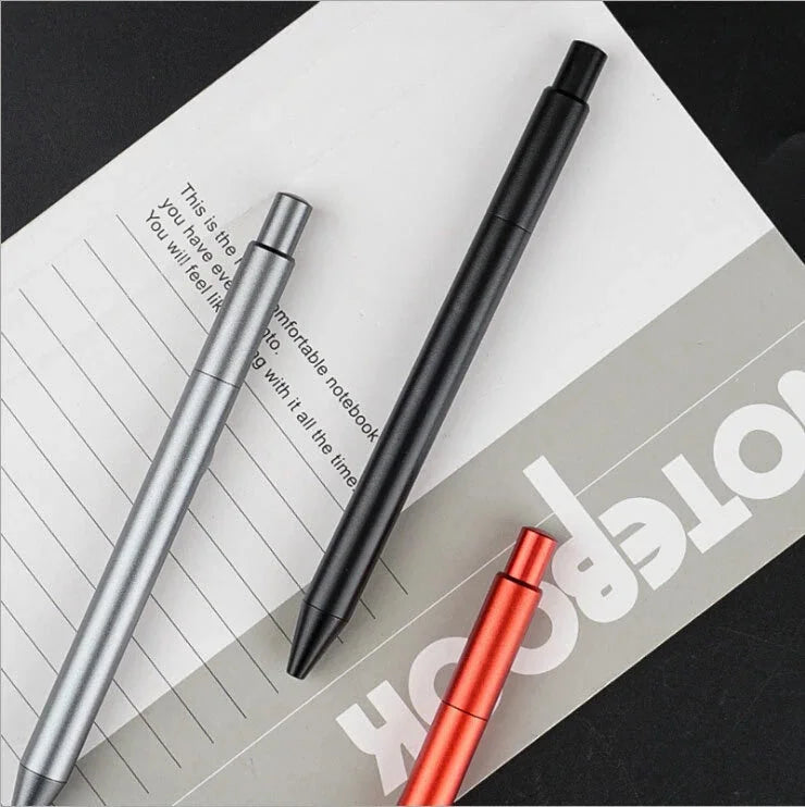 EDC Aluminium Alloy Press Ballpoint Pen Signature Pen Pocket Office Writing Pen EDC - KOEEK [3]
