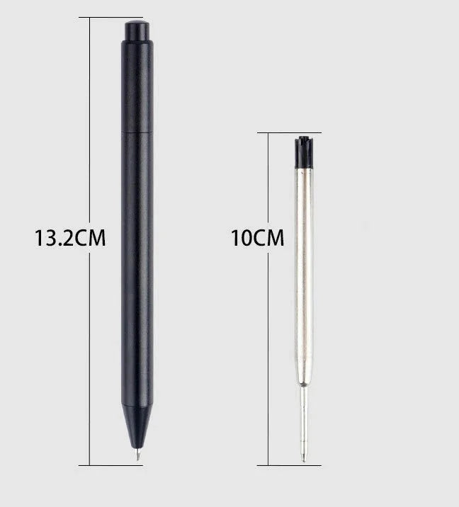 EDC Aluminium Alloy Press Ballpoint Pen Signature Pen Pocket Office Writing Pen EDC - KOEEK [5]