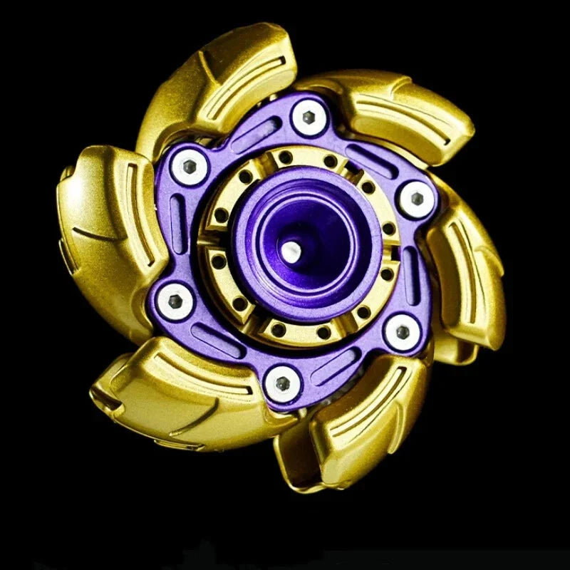 EDC Deformation Mecha Fidget Hand Spinner Alloy Stress Relief Fingertip Gyro 07FC0E-D4 - KOEEK [11]