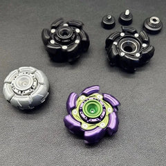 EDC Deformation Mecha Fidget Hand Spinner Alloy Stress Relief Fingertip Gyro 07FC0E-D4 - KOEEK [2]