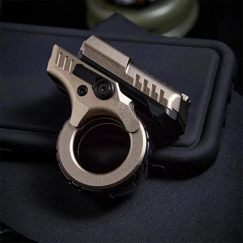 EDC Fidget Spinner Hand Spinner ADHD Tool Alloy Zoom Ratchet Wheel Fidget Ring 07FC0E-D4 - KOEEK [8]