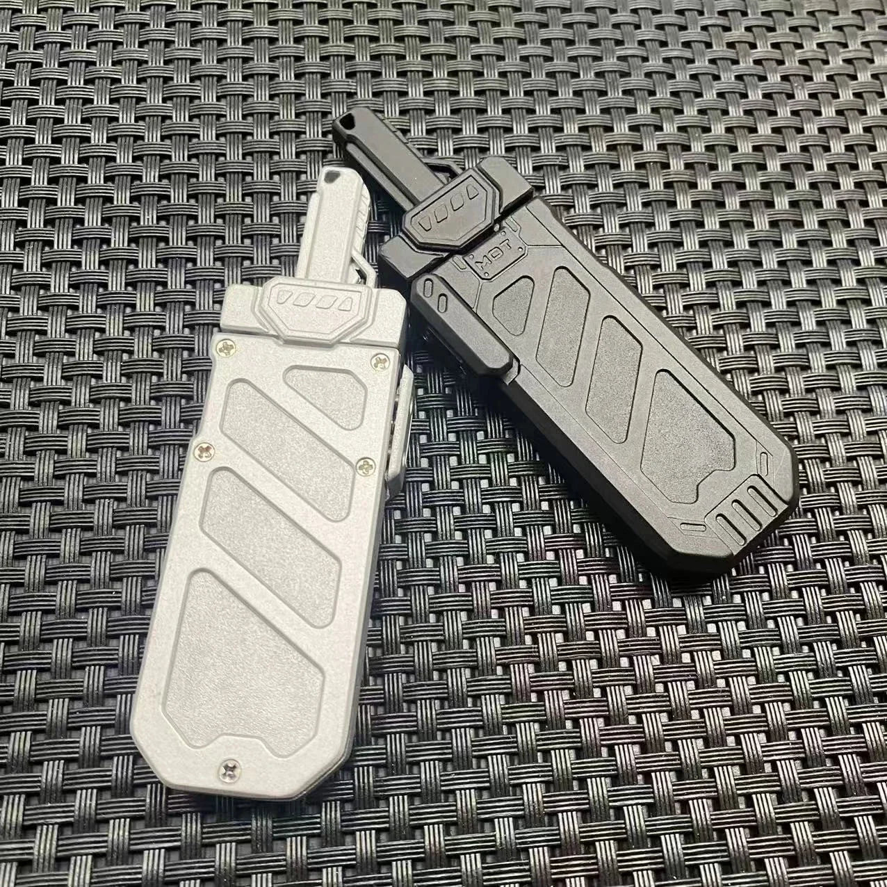 EDC Fidget Spinner Mechanical Ejection Push Card Haptic Slider Stress Relief 07FC0E-D4 - KOEEK [5]