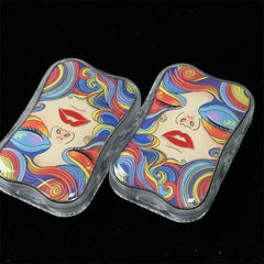 EDC Fidget Toy Rainbow Girl Zinc Alloy PC Mechanical Push EDC Fidget Slider Gift 07FC0E-D4 - KOEEK [3]