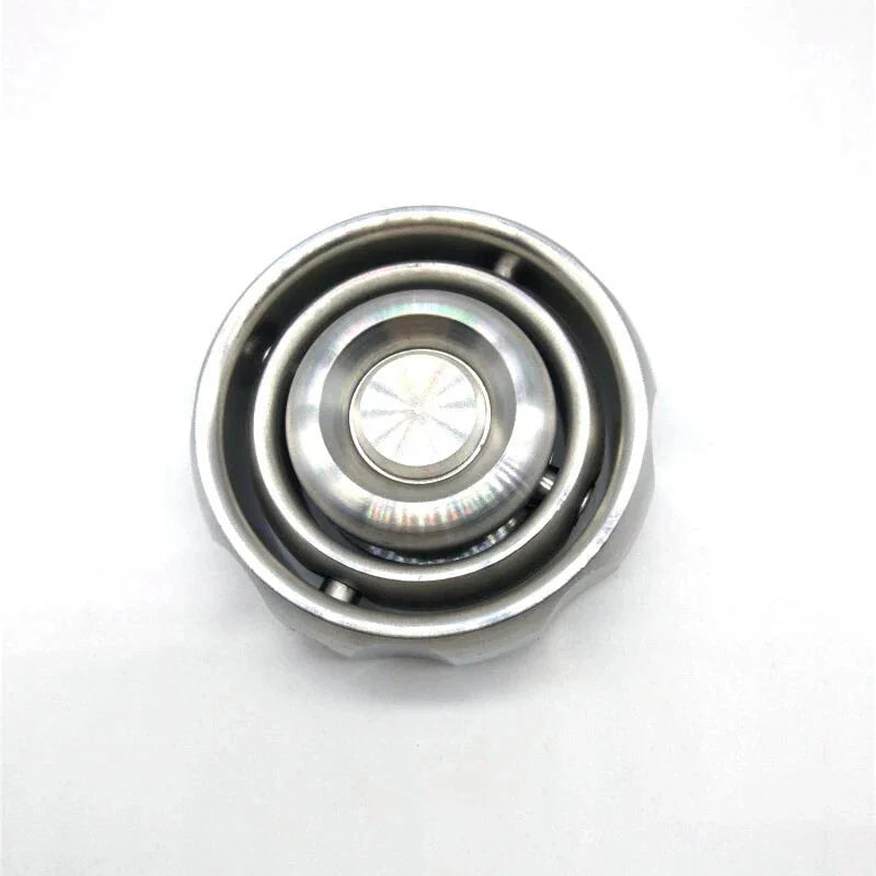 EDC Gear Gyroscope Toy Stainless Steel Hand Fidget Stress Relief Focus Toy Gyro 07FC0E-D4 - KOEEK [2]